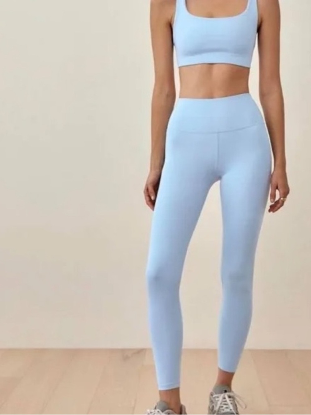 Reformation Ecomove Top + Leggings in Mineral